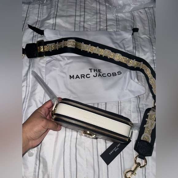 🔥New🤎Neutral the Marc jacobs snapshot bag taupe brown french grey bag - Picture 12 of 17